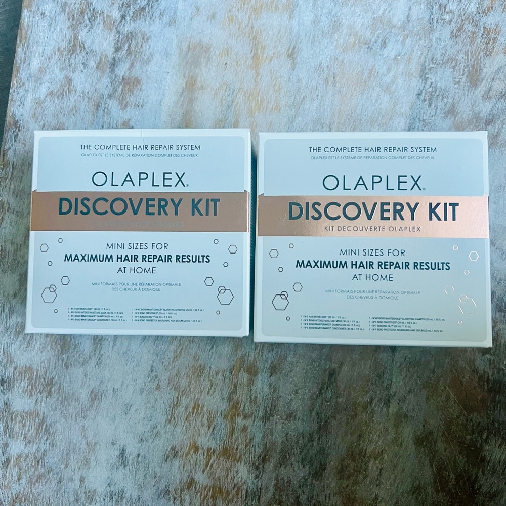 2 Olaplex Hair Care sets (Discovery Kit)